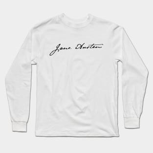 Jane Austen Signature Long Sleeve T-Shirt